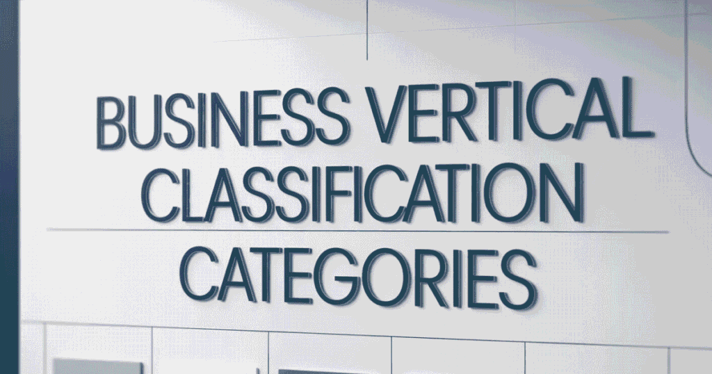 Business Vertical Classification Categories in 2025: The Clear Growth Blueprint Business Vertical Classification Categories in 2025