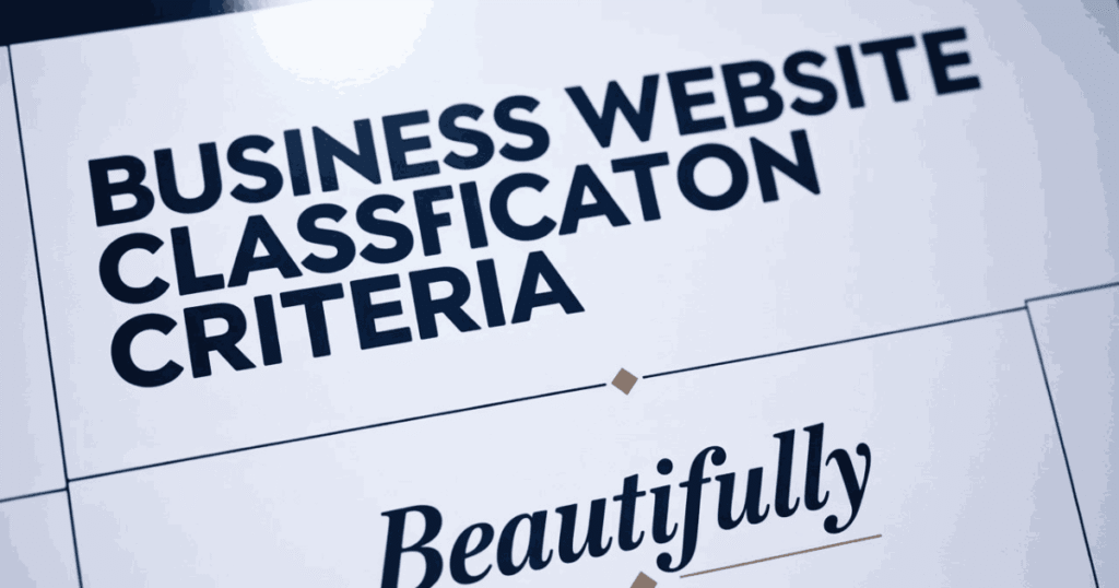 Business Website Classification Criteria: Complete 2026 Guide Business Website Classification Criteria